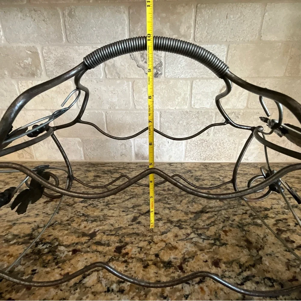 Countertop Wine Rack Wrought Iron - Picture 6 of 6